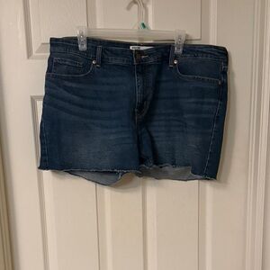 Signature by Levi Strauss Dark Blue Jean Shorts